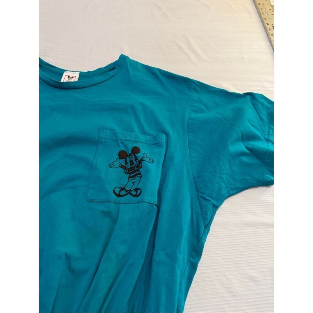 Disney Wear Vintage Drop Shoulder Peplum T-Shirt Size M/L See Measurements - Picture 2 of 8